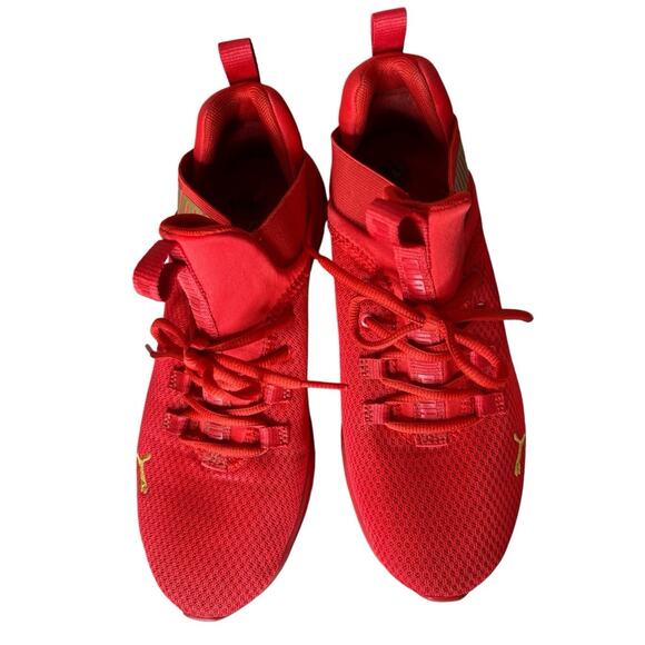 Puma Enzo 2 Uncaged 195106-11 Running Shoe Sneakers sz 9 Low Top Red‎ - Picture 4 of 10